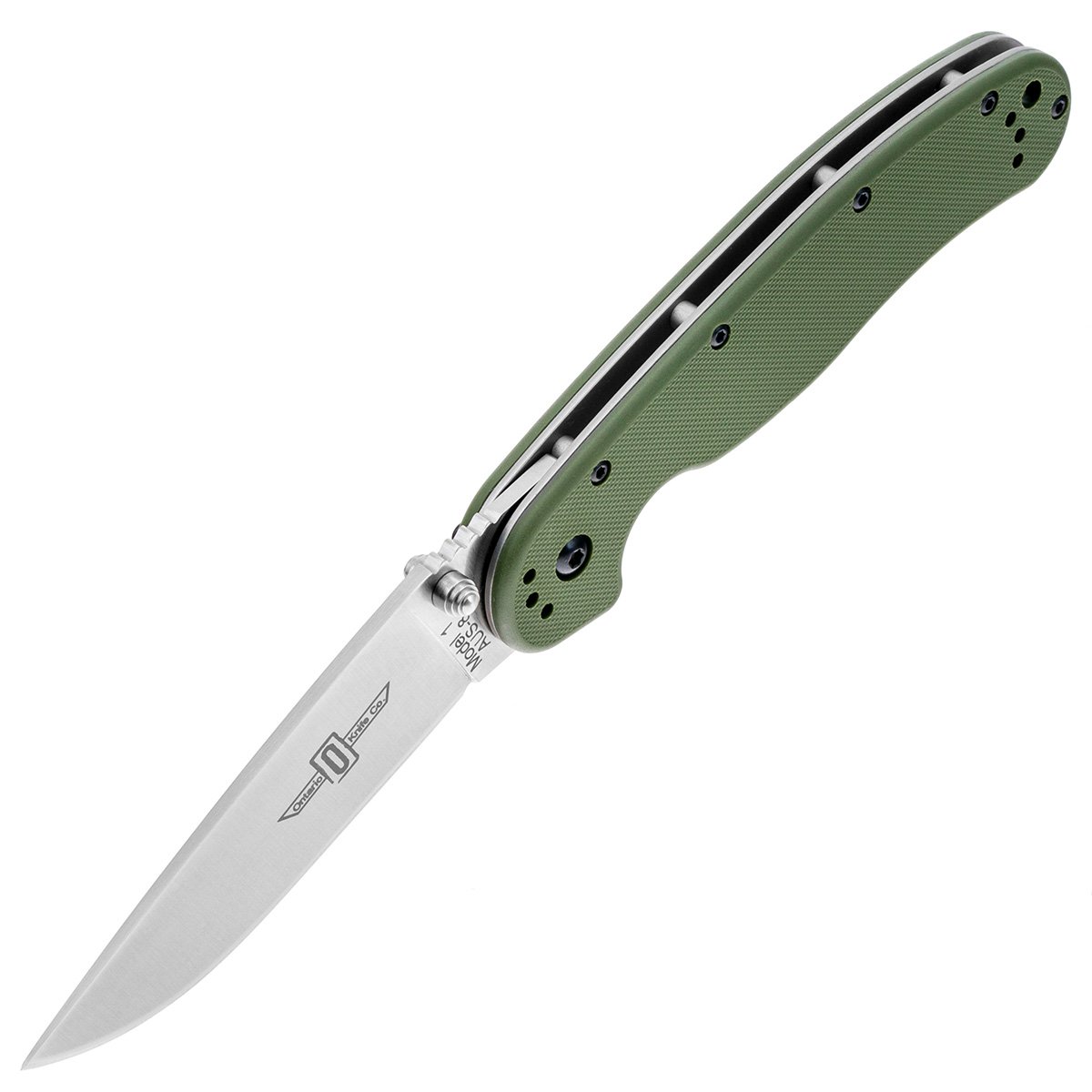 Ніж Ontario Knife RAT I AUS-8 Foliage Green Фото 2